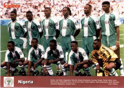 romo86 - @Dawidinho8: @Kozak_Lkr: dobrą paczkę miałą Nigeria we Francji 98 (tutaj zdj...