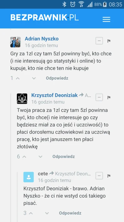 Jubei - Tymczasem w komentarzach... No to takie proste, lewe gry powinny być i już. E...