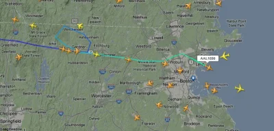 AirCraft - Samoloty nie lądują w Bostonie, kołują i leca gdzie indziej. Panika?

#bos...