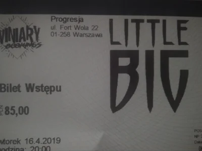 Sledzik - Hej. Do sprzedania mam dwa bilety na koncert Little Big w Warszawie (16.04....