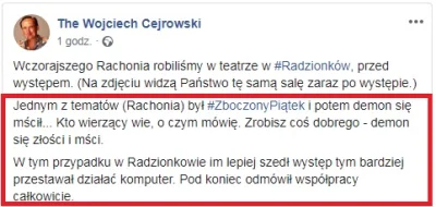 saakaszi - Wojtkowi zepsuł się komputer. Wojtek znalazł winnego: TO DEMON.

#neurop...