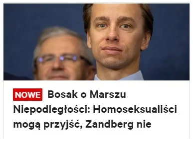 spere - Wolnościowiec, łaskawca, jak komuch Gomułka, będzie wyznaczał kto może iść a ...