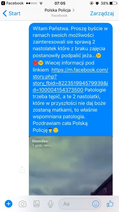 wojna - No i na Polską Policję tez wysłałem, z nudów oczywiście ( ͡° ͜ʖ ͡°)