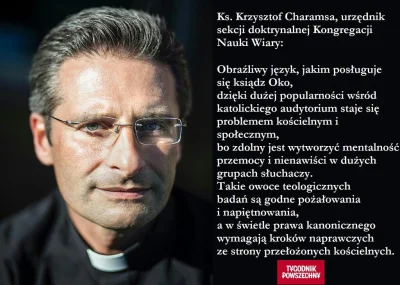 G.....M - Kongregacja Nauki Wiary zauważyła, z jaką nienawiścią ks. #oko pluje na lud...