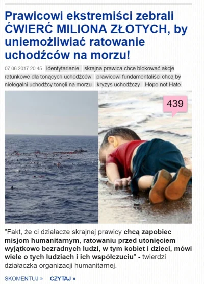 a.....r - @zbych65: ale mają za to mocne wsparcie medialne. Rak dostaje raka..