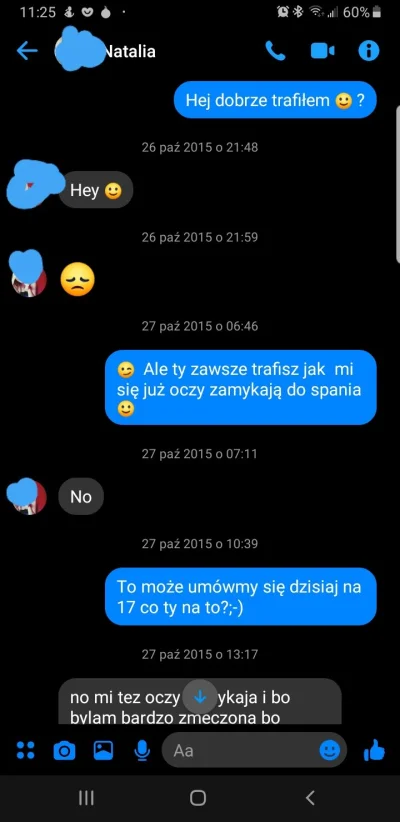 Kiritsugu1155 - Przeglądając Fb trafiłem na moją starą rozmowę z dziewczyną która poz...