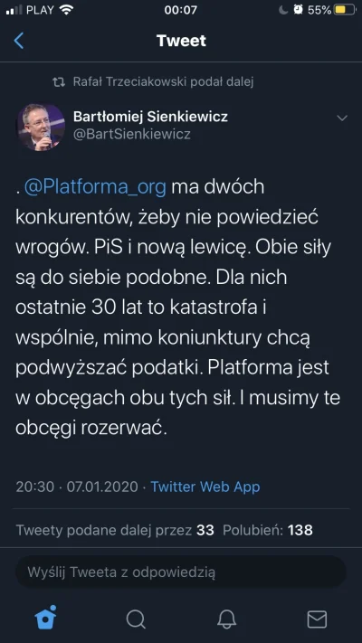 SirBlake - Ale taka Platformę Sienkiewicza i Sikorskiego to bym chętnie sobie zobaczy...