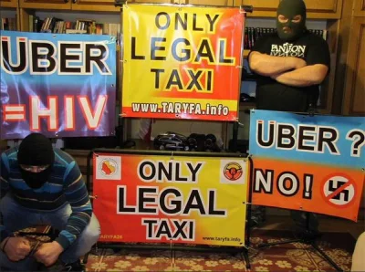 v.....8 - z okazji dzisiejszego stajku #taxi przeciwko #uber 
prawilnie przypominam ...