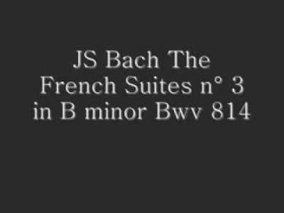 GrzegorzSkoczylas - #bachdzienpodniu
#bach
Suita francuska nr 3 b-moll. BWV 814.