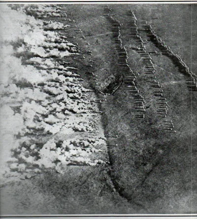 brusilow12 - Niemiecki atak gazowy widziany z powietrza, 1915 rok

#fotohistoria #i...