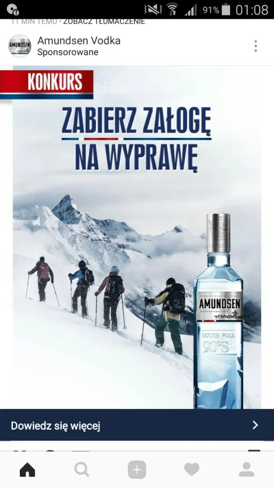 shark93 - To niezła #reklama 
Pół litra i na szczyt ( ͡° ͜ʖ ͡°)
#alkohol #wodka #hehe...