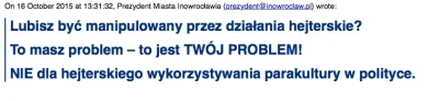 tomekwcalenie_tomek - Właśnie dostałem odpowiedź od prezydenta miasta Inowrocław

#...