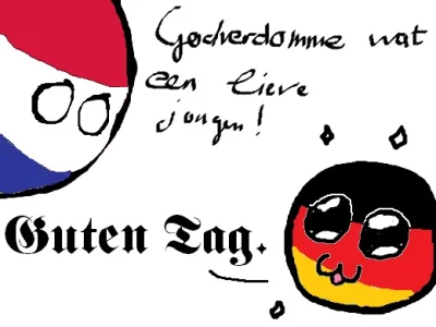 dziekuje - #polandball #holandia #niemcy