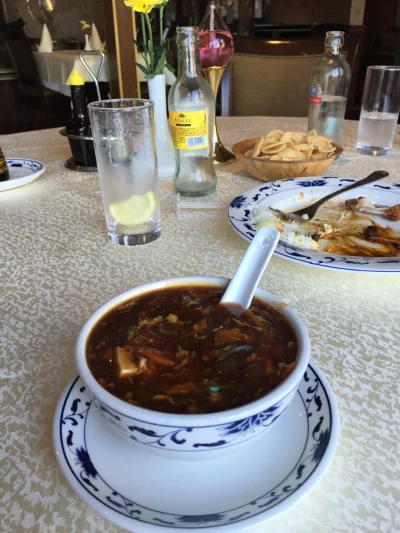 g.....- - #smacznego #chinskie hot n sour soup - najlepsza zupa eveeeeeeeerrrrrrrrrr