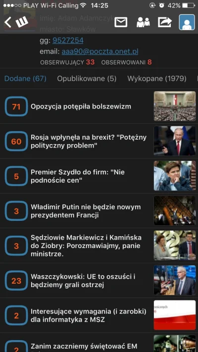 przeczki - @AAA90: i mówi to koleś który dodaje jakieś polityczne gówno