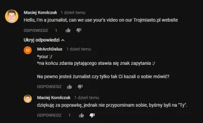 J.....I - Journalist z trojmiasto.pl nie ogarnia internetów i angielskiego ;D 
Maciej...