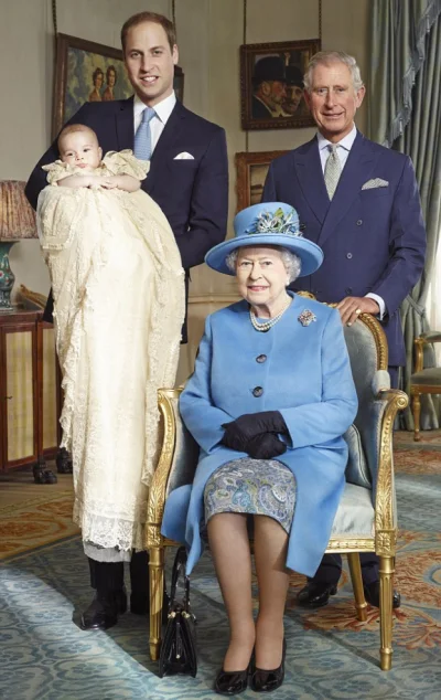 kicioch - Królowa i trzech następców tronu na jednym zdjęciu ◕‿◕ #rodzinakrolewska #w...