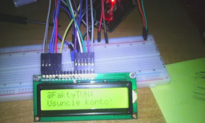 Pan_wons - #arduino Następny ekran, tym razem z allegro za niecałą dyszkę. Oparty o s...