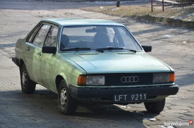 SonyKrokiet - Prawdopodobnie najstarsze Audi 80 B2, i to w polskim Detroit - brać, ku...