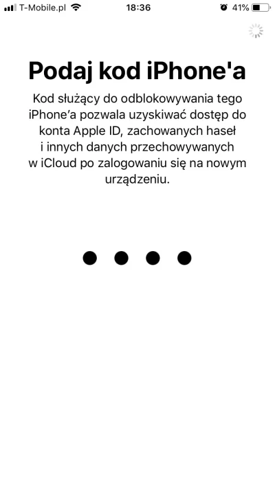 Milfonido - Czy ktoś miał kiedyś problem z potwierdzeniem kodu na iPhone ? Po wpisani...