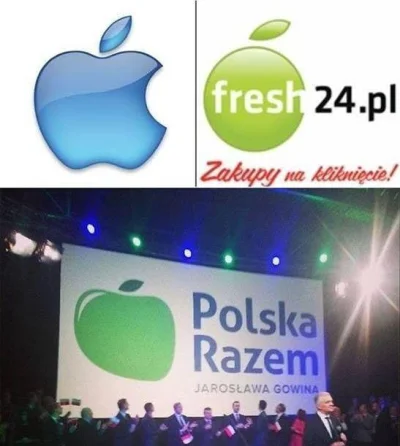 sha4ky - Podobno #apple szykuje pozew za nowe logo #polskarazem Oo



#trollpatentowy...