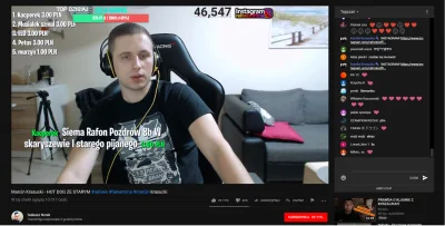 thiocodin - Rafonix dzisiaj zarobił 822zł w 2 godziny na streamie. 
25 tyś like pod ...