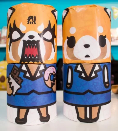 Kosciany - Papier toaletowy sygnowany przez #aggretsuko