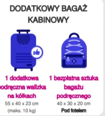 dosiu - Czy jeśli na bilecie z #wizzair mam napisane, że mam dodatkowy bagaż na kółka...