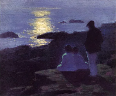 Hoverion - Edward Henry Potthast (1857-1927)
A Summer Night
#malarstwo #sztuka #est...