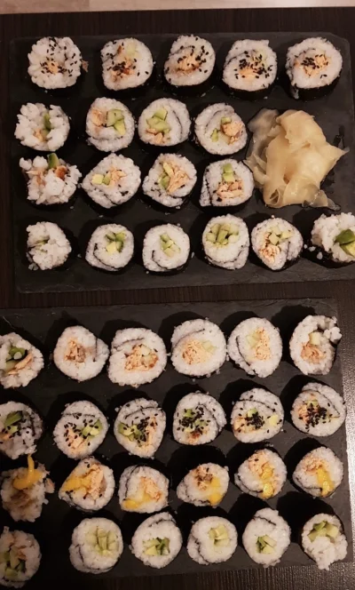 Iamamm - Czy moje domowe #sushi dla #niebieskipasek dostanie plusika? #gotujzwykopem