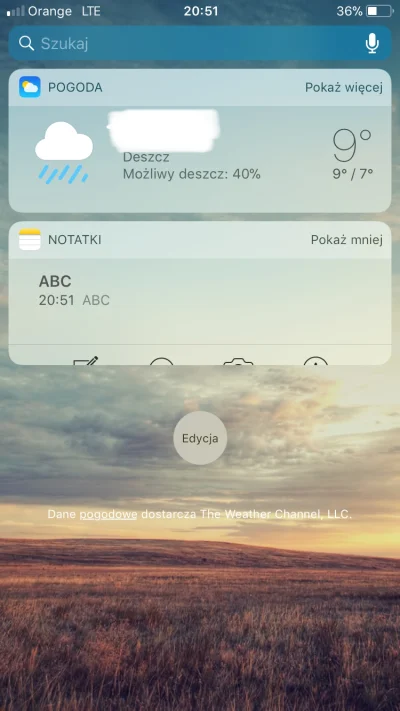 Cabajo - Od momentu zainstalowania #ios 11 mam problem z bugowaniem się widżetów nota...