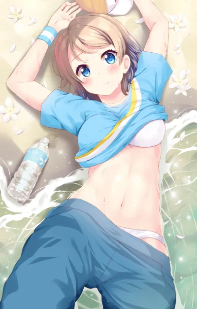 bakayarou - #randomanimeshit #lovelive #lovelivesunshine #youwatanabe #pantsu #