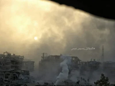 Zuben - Damaszek dzielnica Jobar dzisiejszego poranka.

#syria #damaszek