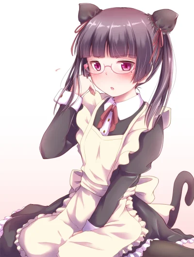 l.....f - #randomanimeshit #oreimo #kuroneko #rurigokou #meganekko #kemonomimi #nekom...