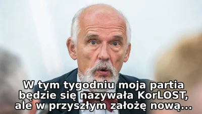 xandra - Sąd: partia Korwina nie istnieje. Ministerstwo zablokowało subwencję ¯\\(ツ)\...