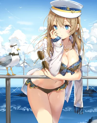 Sentox - #randomanimeshit #tokyo7thsisters #alessandrasusu #swimsuit #anmi