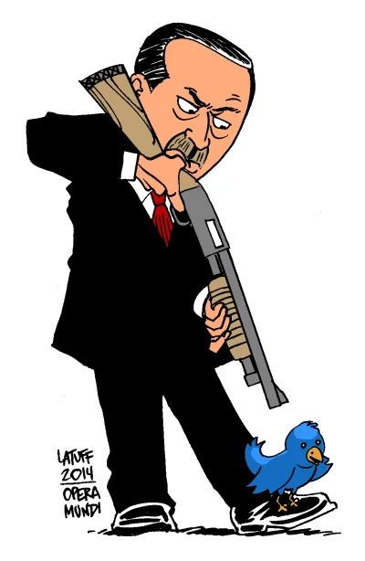 FlaszGordon - Ah te tweeterowe "standardy". Jak Turcy obrazali Erdogana ptaszek jeszc...