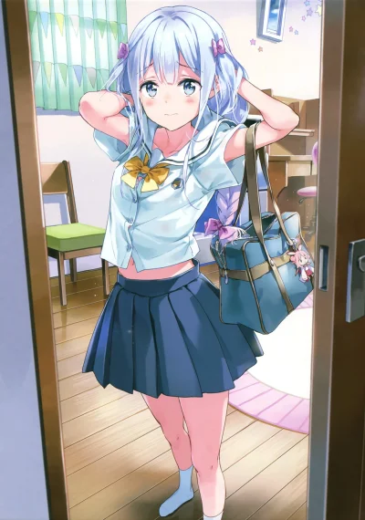 Smuffiasty - #randomanimeshit #eromangasensei #sagiriizumi #schoolgirl