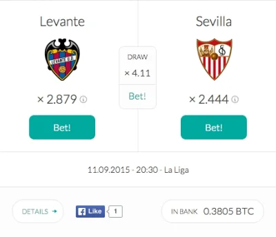 RaphauM - OneHash znowu kusi, @2.44 na Seville w porównaniu do @1.75 na bet365 ( ͡° ͜...