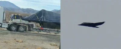 piotr-zbies - Najnowsze zdjęcia F-117 ze Stanów. 
Lewe pochodzi sprzed 10 dni, prawe...