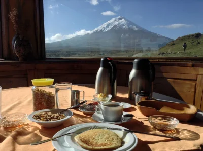 P.....f - mieć takie widoki przy śniadaniu (｡◕‿‿◕｡) #podroze #ekwador