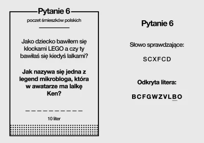 alyszek - zasady -> http://vault-tec.pl/Wykopoczta/Kartainformacyjna.jpg
PYTANIE 6
...