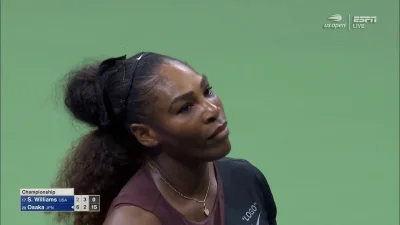 n.....y - Serena Williams mówiąc o tym, że nie oszukiwała:

"Mam córkę. Rozumisz?"
...