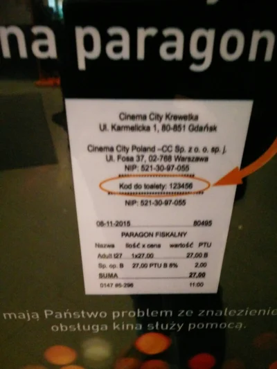 ncpnc - Ludzie to debile :-D W #cinemacity #gdansk drzwi do toalety zabezpieczone są ...