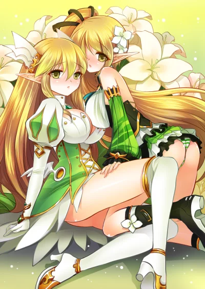 FlaszGordon - #randomanimeshit #animeart [ #elsword #rena ] #elf #yuri
SPOILER