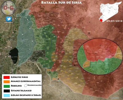 60groszyzawpis - Mapa pokazująca obszar (pomarańczowy) przejęty przez rządowcyh od po...