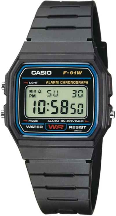 janu185 - @Sempaaj: CASIO F-91W, mam używam ok 2 lat i jest ok. zapłaciłem ok 60 zł.