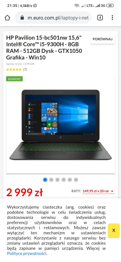 chris654 - Co sądzicie o tym laptopie ? Mogę go kupić za 1250zł. 
#laptopy #gaming #k...