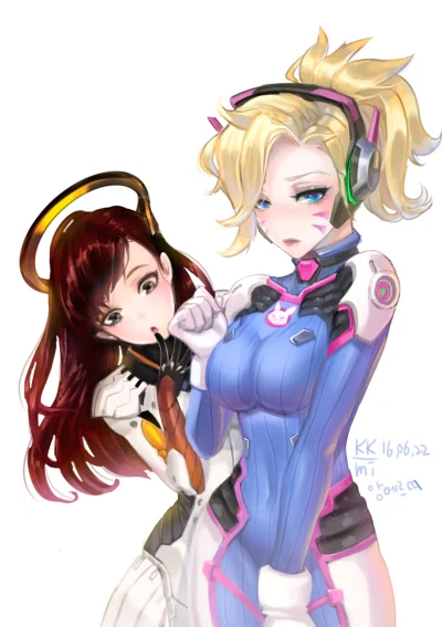 BlackReven - #randomanimeshit #overwatch #mercy #dva #anime #pixiv p

Takie rzeczy ...