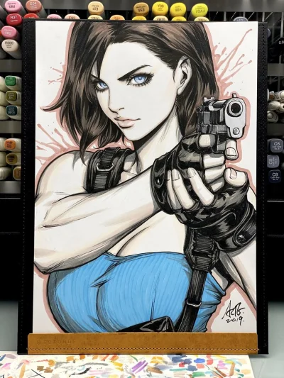 Banri - #randomanimeshit #anime #artgerm #JillValentine #ResidentEvil #girlsandguns